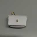 Ring Bearer Pillows for Dog Collar, Leather Wedding Ring Pillow Box, Couple Ring Storage Box for Proposal, Engagement, Wedding Ceremony, Party (White)