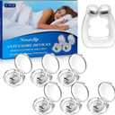 MS Esther Snore Stopper 6PcsAnti Snoring Devices, Silicone Magnetic Anti Snoring Nose Clip, Effective to Stop Snoring, Quieter Restful Sleep, Pack of 6