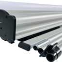 Retractable Roll up Banner Stand 33.5''x 81'' Display Stand Conference Advertising Display Trade Show Stand for Store Sign, Weddings & Events - Portable Exhibit Display (Stand ONLY)