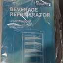 EUHOMY 4.5 Cu.ft Beverage Refrigerator and Cooler, 145 Can Mini fridge with Glass Door for Soda Beer Wine, Small Drink Dispenser with Digital Adjustable Thermostat for Home Office Bar