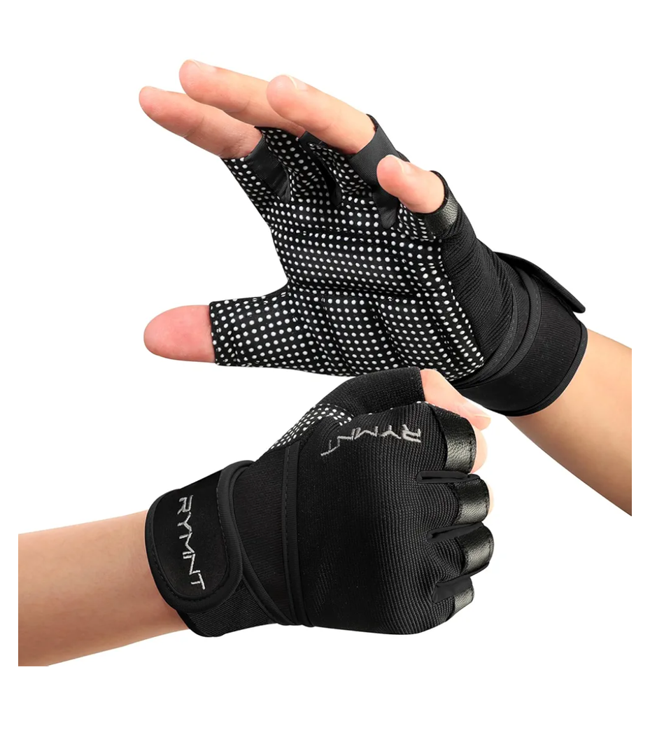 Workout Gloves with Wrist Wrap Support, Weight Lifting Gloves with Full Palm Protection & Extra Grip for Men Women Gym Exercise, Fitness, Weightlifting