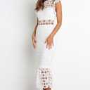 Petal & Pup Women's Lauren Dress (White, S)