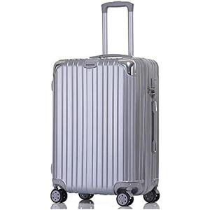 Luggage, trolley case, suitcase, pink, silver, red, black brown, 20 inches, 22 inches, 24 inches, 26 inches, with 4 sets of rotating wheels, combination lock, telescopic rod, zipper, PC+ABS