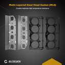 HS26423PT 5.7L Full Cylinder Gasket Set with Head Bolts, Compatible with 2009-2020 Dodge Ram 1500 2500 Challenger Charger Durango Chrysler 300 5.7 V8 Engine, Replace# ES72200 TCS46169