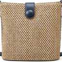 Straw Beach Bags For Women Rattan Purse Summer Straw Cross-body Bag Raffia Handbag Purses Shoulder Bag Small Bucket Bag 2026