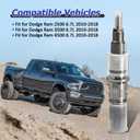 68210105AA 0445120188 Fuel Injectors with Connector Tubes Compatible with Cummins ISB6.7 for Dodge Ram 6.7L 2010-2018 Replace 0445120187 0445120342