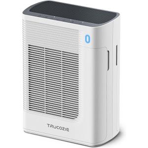 T356 New White Air Purifier for Home Large Room Bedroom Up to 1937 Ft in 1 Hr With Double-sided Air Inlet, Air Quality and Light Sensors, HEPA Sleep Mode for Allergies, Dust, Smoke, Pet Hair