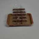 Brownie Pan with Dividers Baking Tray All Edges-Only - Bite Size Baking Steel Corner Brownies Pan with Cutter, Makes 18 Pre-cut Brownies Perfect All at Once - 12 X 8 X 1.6 Inches (Red)
