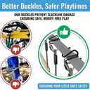 Hyponix Ninja Warrior Obstacle Course for Kids 2 Climbing, Swinging & Balance Training, Ages 3+