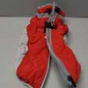 FUAMEY Dog Coat for Small Dogs,Waterproof Dog Winter Jacket with Harness Built in Puppy Cold Weather Coats Reflective Pet Vest with Zipper Warm Fleece Dogs Snowsuit Windproof Red S