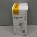 Safe Mandoline Slicer for Kitchen, Vegetable Chopper and Slicer, Potato Slicer Thickness Adjuster, French Fry Cutter, Veggie Onion Dicer Faster Kitchen Mandolin for Meal Prep (Blue)