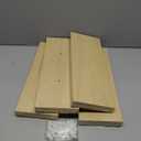 Bellsal Floating Shelves for Wall, Maple Wood Wall Shelf Set of 4, 16" Wall Mounted Floating Shelf for Kitchen, Living Room, Bedroom, Bathroom Storage, Book Shelfs for Home Decor Frame Display (4 pcs: 15.7*5.7)