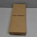 GenSwin Flameless White Taper Candles Flickering with 10-Key Remote, Battery Operated Led Warm 3D Wick Light Window Candles Real Wax Pack of 6, Christmas Home Wedding Decor (0.78 X 9.64 Inch)