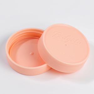 Yodecy 16 Pack Pink Plastic Mason Jar Lids,8 Wide Mouth & 8 Regular Mouth Mason Jar Lids, Fit Ball, Kerr and More, One-piece Lid without Silicone Ring(Pink)