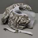 Ironing Board Cover and Pad 15"x54" Extra Thick Natural Cotton, Scorch and Stain Resistant Padding, Standard Size Iron Board Cover with Fasteners Heavy Duty Elastic Edge, Heatproof Geometric