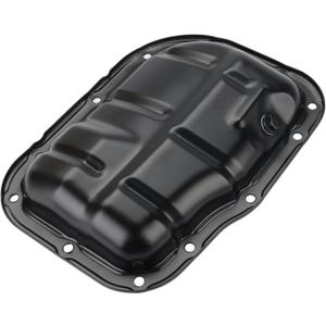 Lower Engine Oil Pan Sump with Drain Plug Compatible with Scion iM xD, Toyota Corolla 2009-2019 Matrix 2009-2014 Prius 2010-2019 L4 1.8L Replacement for 264-324 12101-37010 12102-37010