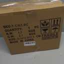 Round Side Table, Small Drink Table for Small Spaces, Modern Accent Nightstand with Solid Wood Leg for Living Room, Bedroom, Corners, and Office (Rustic Brown)