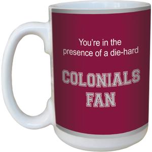 Tree-Free Greetings lm44542 Colonials College Football Fan Ceramic Mug with Full-Sized Handle, 15-Ounce