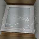 Halo 20P Albalite Lens Square Trim, 11-5/8", White