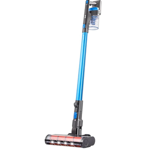 LEVOIT Cordless Vacuum Cleaner, Stick Lightweight Handheld Vac with 150W Powerful Suction for Hardwood Floor, Carpet, Pet Hair, Car, Rechargeable Battery, LED Lights, LVAC-120, Blue & Gray, Blue