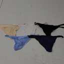 Closecret Men Cotton Underwear Stretchy T Back G-String Thongs (Pack of 5, Assorted), XL