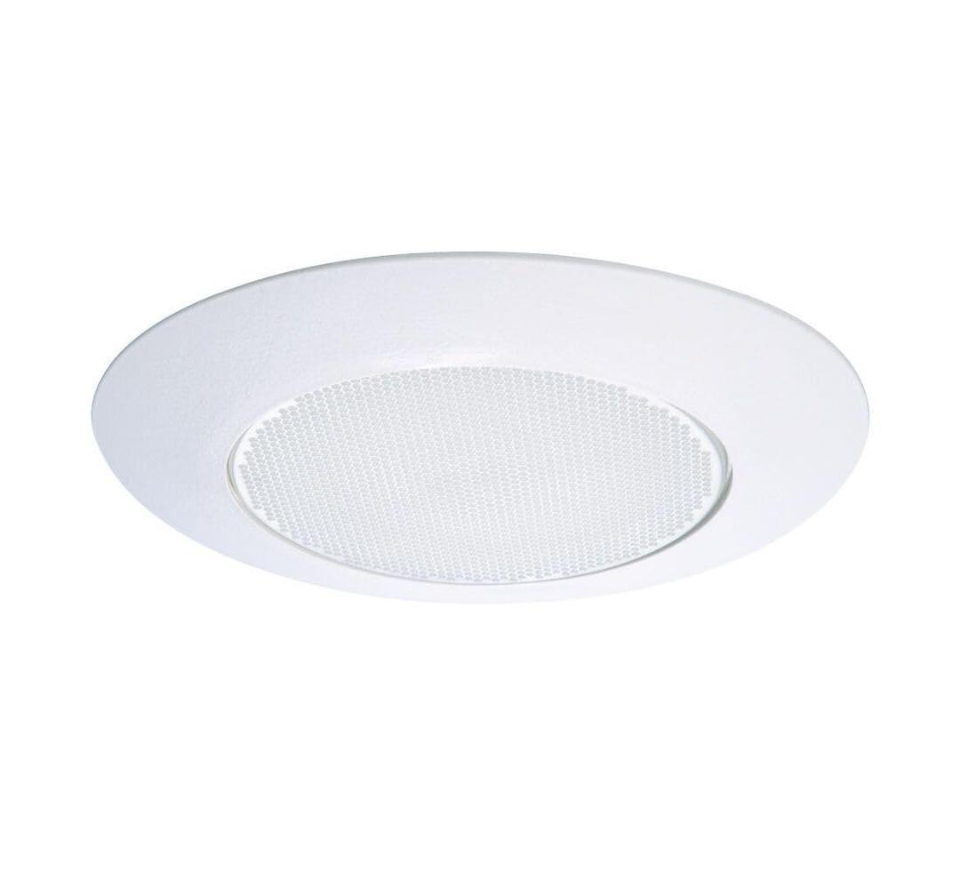 HALO 70PS Recessed Light Trim with Frosted Albalite Lens, White, 6 in.