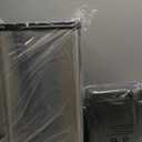 iTouchless Glide 13 Gallon Pet-Proof Sensor Trash Can with Wheels and Odor Control System, Stainless Steel