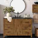 LXCREAT Wood Contact Paper Peel and Stick, Light Brown Wooden Grain Wallpaper for Countertops Furniture 15.7in x 196.8in, Self-Adhesive Removable Waterproof Wallpaper Drawer Liner Cabinets Walls Desk