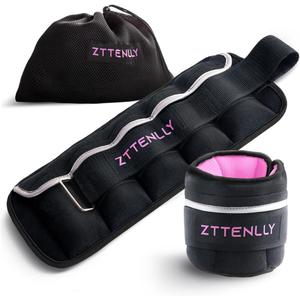 5/10/15/18/20lbs Pair Adjustable Ankle Weights with Carry Bag Sets for Women Men Kids To Running, Walking, Fitness Training, Yoga,