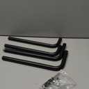 24 Inch Double Towel Bar, Towel Rack for Bathroom Wall Mounted, Stainless Steel Towel Holder, Double Towel Rod Towel Rail Hanger for Wall, Modern Home Decor Hand Towel Holder, Matte Black