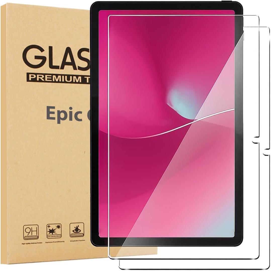 elitegadget 2-Pack Screen Protector For T-Mobile REVVL Tab 2 5G 10.1 Inch Tablet 2025 Release - Tempered Glass Film High Definition 9H Hardness