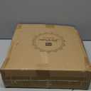 Premium Rustic Round 2 Tier Tray Stand - Farmhouse Wooden Tiered Tray Stand - Two Tiered Decorative Tray Centerpiece for Home Decor - Elegant Dessert Stand, Cupcake Stand, Coffee Bar Organizer (2-tier Brown (Classic Edition))