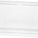 Acrylic Stackable Book Storage Box Bins for Organization Bookcase Cube Storage Sealed Bookshelf