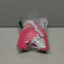 AOFITEE Small Dog Coat Warm Dog Jacket Winter, Windproof Dogs Winter Coat with Harness Built in, Reflective Turtleneck Dogs Puffer Jacket Snowsuit, Full Body Fleece Coats for Pet (Hot Pink), Size XS