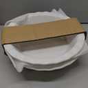 LE TAUCI Ceramic Pie Pans Plate for Baking, 9 inch Deep Dish Baking Dish, 52 ounce Bakeware for Apple Pecan Pie, Set of 2, White