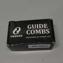 Clipper Guards Set 10 12 14 16 Compatible with Wahl Clippers, 4pcs Extra Long Clipper Guides Replacement - 2", 1.75", 1.5", 1.25" Hair Guard Clipper, Black Clipper Guards for Wahl