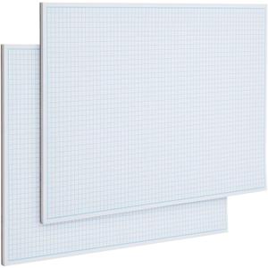 Bright Creations 2 Pack Engineering Graph Paper Pads, 11x17 Quadrille Grid Paper for Drafting, Engineering, Blueprint Drawing, Architect Designers (4 Squares Per Inch, 50 Sheets Each Pad)