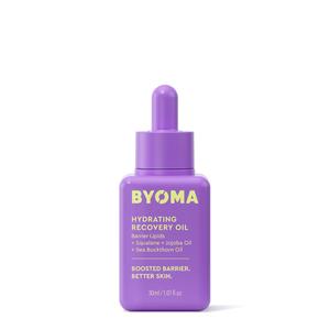 BYOMA Hydrating Recovery Oil - Luxury Face Oil with Squalane, Jojoba Oil & Seabuckthorn Oil - Instant Radiant and Glowy Skin - Barrier Repair Facial Oil - 1.01 fl. oz
