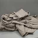 EVENHUG Oversized King Bedspreads California King Quilt Set with Pillow Shams Extra Wide Large King Size Quilts Lightweight Coverlet Bedding Sets Taupe 120"x120"