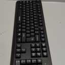 TECKNET Wireless Keyboard, 2.4G Silent Full-Size USB Keyboard with Number Pad, Ergonomic Keys & Adjustable Feet, Compatible with Laptop, PC, Desktop, Notebook, Windows 11/10/8/7 Black