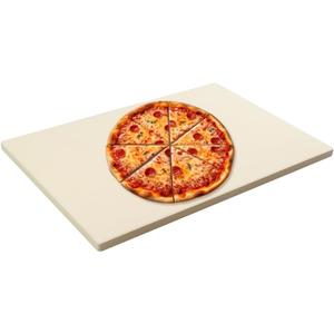 24'' Large Pizza Stone Baking Stone Cordierite Bread Stone for Oven Grill, Thermal Shock Resistant, Ideal for Baking Different Sizes of Pizzas or Bread 24x17 3/4''