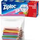 Ziploc Quart Food Storage Slider Bags, Power Shield Technology for More Durability, 42 Count