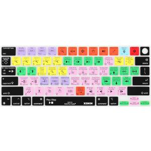 XSKN Avid Pro Tools Shortcut US Layout Silicone Keyboard Cover for 2021 and Later M1-M5 Chip MacBook Pro 14.2 16.2 inch MacBook Air 13.6 15.3 inch with Touch ID