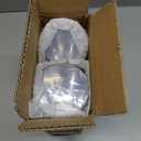 Goodluck 50PCS 10oz Plastic Cups for Party, Disposable Silver Cups, Plastic Cocktail Glasses for Wedding Thanksgiving, Christmas, and
