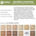 2 1/2"W x 6 1/2"H x 1"P Americraft Solid Hardwood Stain Grade Smooth Plinth Block with Squared Edge, White Oak