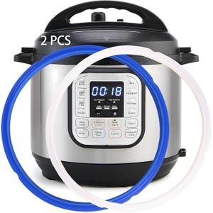2 Pack Sealing Ring 8qt for Instant Pot Sealing Ring 8 Quart, Premium Silicone Gasket Replacement Seal for Instanpot 8qt, Perfect Seal Pressure Cooker Sealing Ring Accessories for Instapot 8 Quart