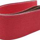 4x36 Ceramic Sanding Belts for Metal 80 Grit, 4 x 36 Inch Grinding Belts Medium Grit, 2 Pack 4x36 Belt Sander Knife Sharpening Sandpaper