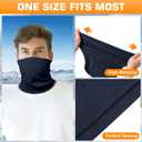 Winter Neck Warmer for Men Women: Neck Gaiter Face Ski Mask Windproof Face Cover Fleece Balaclava Scarf Cold Weather (One Size, Purple, Pink, Red, Blue)