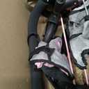Bayer Twin Doll Pram Neo, Grey, Pink with Butterfly, Jean Look, 81,5x41x81 Cm