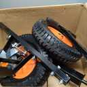 Heavy-Duty Trailer Dolly, 1000lbs Tongue Weight Capacity, Carbon Steel Trailer Mover with 2 inch Ball, 14 inch Pneumatic Tires, Portable Tow Dolly for Moving RV Trailer